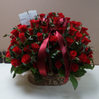 100송이돔형꽃바구니 상품이미지