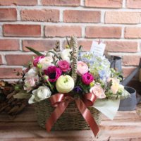 블루수국꽃바구니 1호 상품이미지