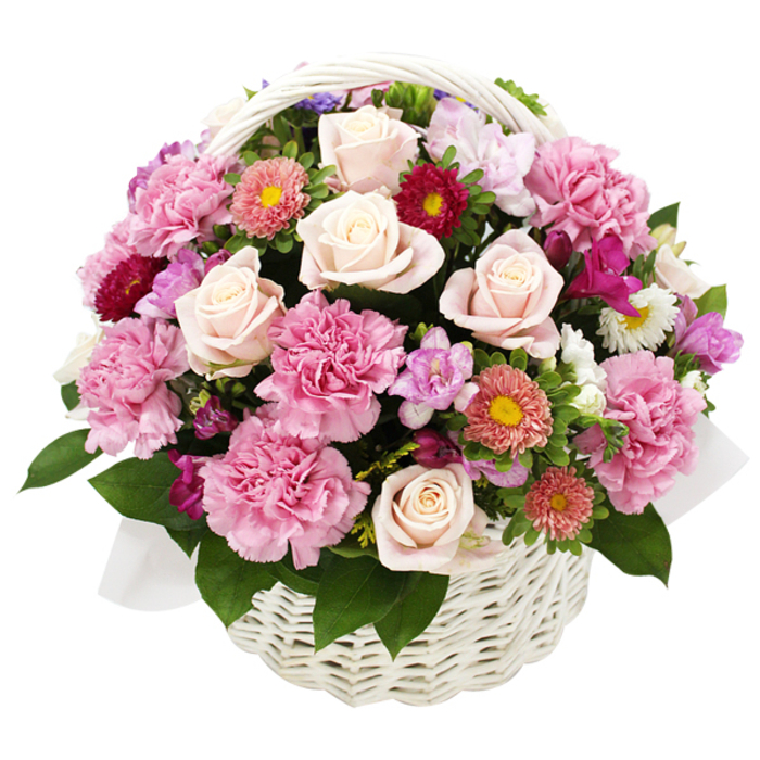 카네이션꽃바구니