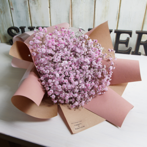 안개꽃다발(핑크)