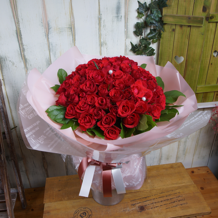 장미꽃다발 6호