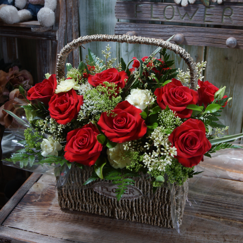 혼합꽃바구니 3호