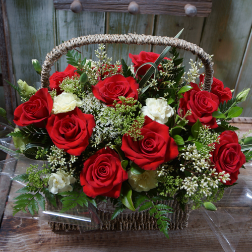 혼합꽃바구니 3호