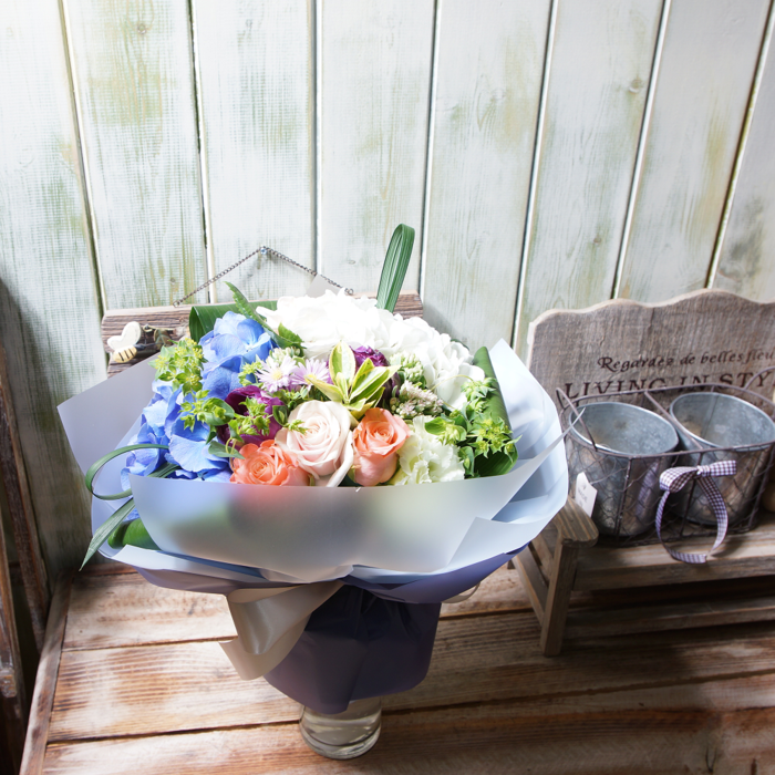 수국꽃다발 4호