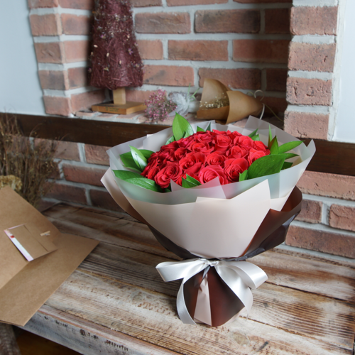 장미꽃다발 4호