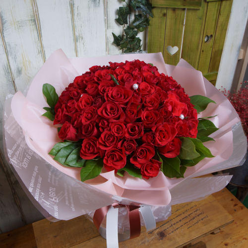 장미꽃다발 6호