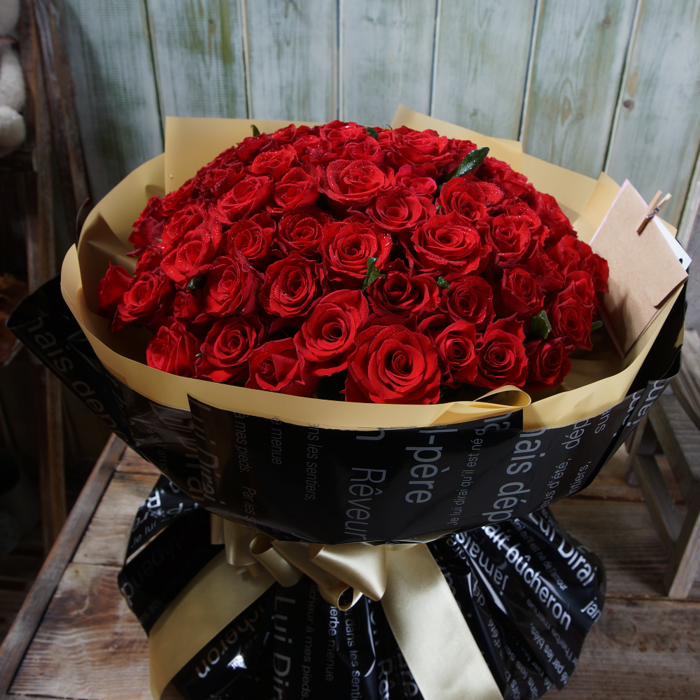 장미꽃다발(100송이) 2호