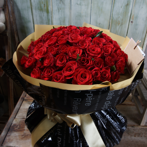 장미꽃다발(100송이) 2호