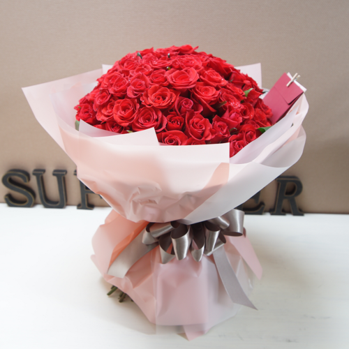 장미꽃다발(100송이) 3호